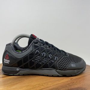 Reebok CrossFit CF74 Men's 7 Women's 8.5 Shoes Black Nano Training Sneakers